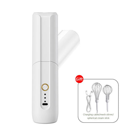 Batedor de Ovos Portátil Elétrico Sem Fio Recarregável USB Mixer Dobrável Automático com Engrenagem Ajustável Utensílios de Cozinha Domésticos