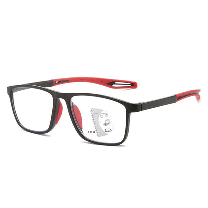 Soft Multifocal Progressive Reading Glasses TR90 Anti Blue Light Near Far Eyewear Men Women's Large Frame Farsight Eyeglasses ?