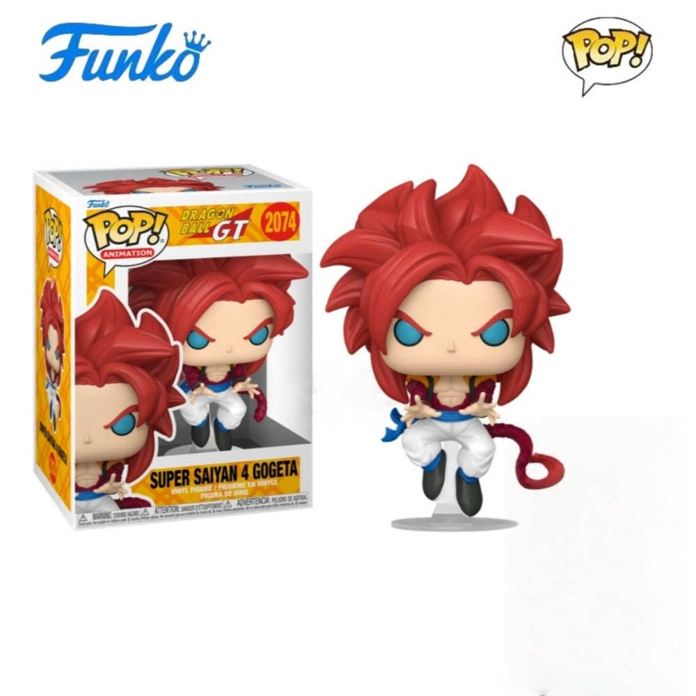 Boneco de Anime Super Saiyajin 4 Série Goku Goku Vegeta Gogeta Android 17 Modelo Boneca Funko Pop Edição Limitada Presentes de Brinquedo Originais