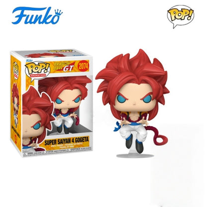 Boneco de Anime Super Saiyajin 4 Série Goku Goku Vegeta Gogeta Android 17 Modelo Boneca Funko Pop Edição Limitada Presentes de Brinquedo Originais