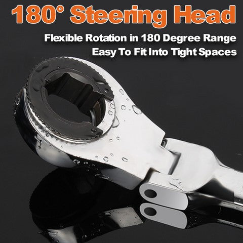 1PC Tubing Ratchet Wrench Ratchet Combination Metric Wrench Set Hand Tools Torque Gear Socket Nut Tools a Set of Key