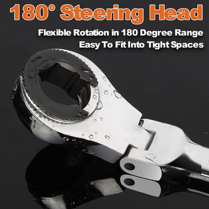 1PC Tubing Ratchet Wrench Ratchet Combination Metric Wrench Set Hand Tools Torque Gear Socket Nut Tools a Set of Key