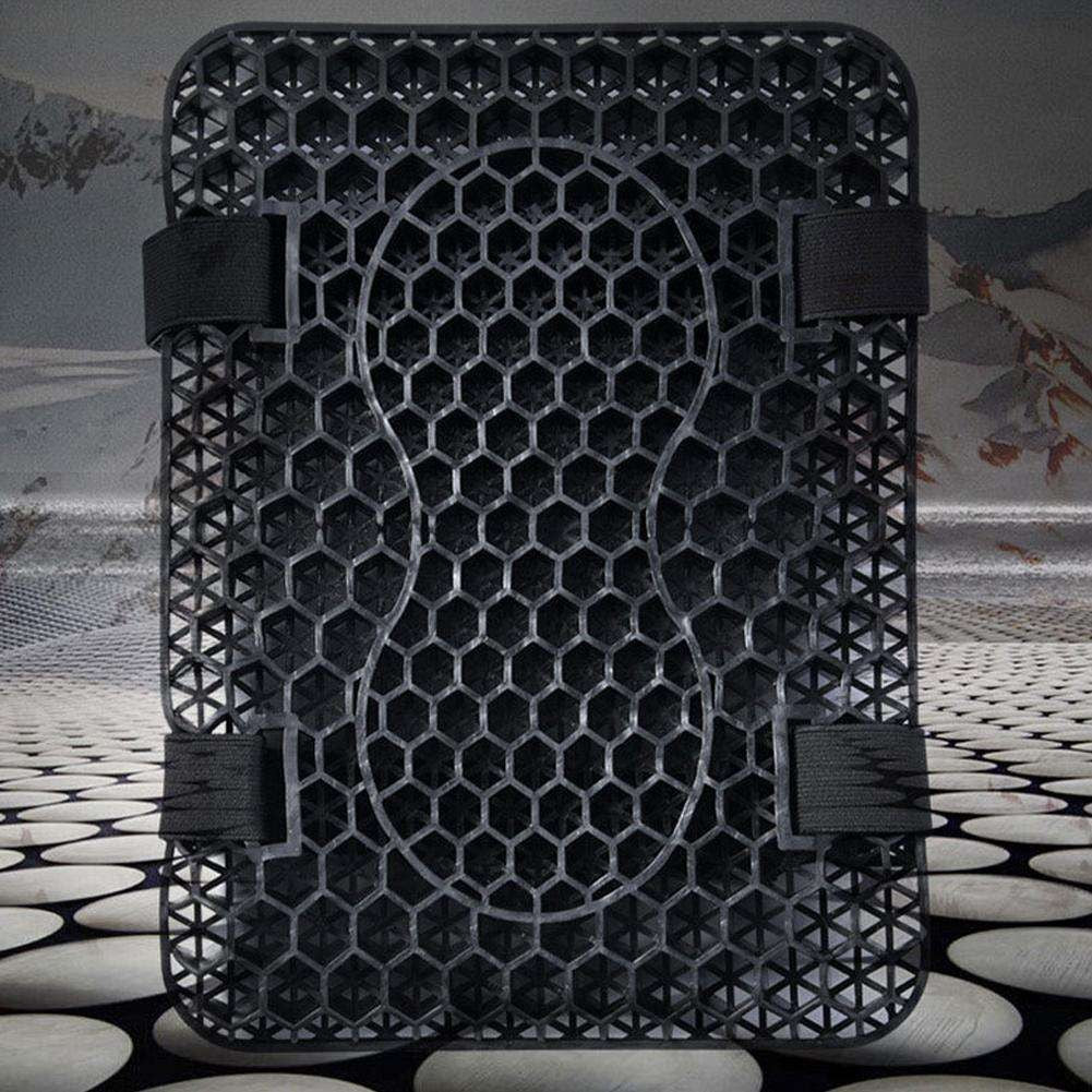 Capa de Banco Universal Antiderrapante para Alívio de Pressão Almofada de Assento de Moto Confortável Colmeia de Gel Acessórios para Moto