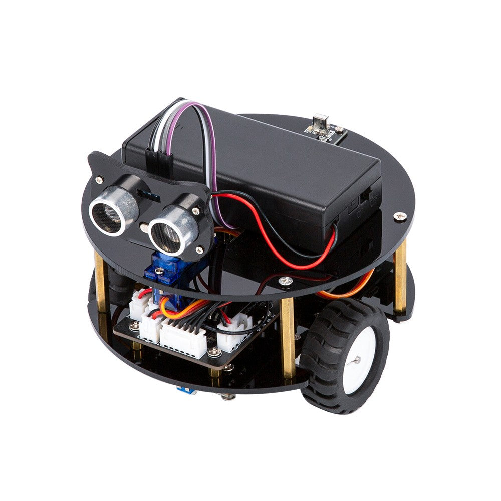 Carro Robô Tartaruga Inteligente Multifuncional KUONGSHUN para Kit de Robótica Programável ESP32 Arduino Robot STEM para Crianças