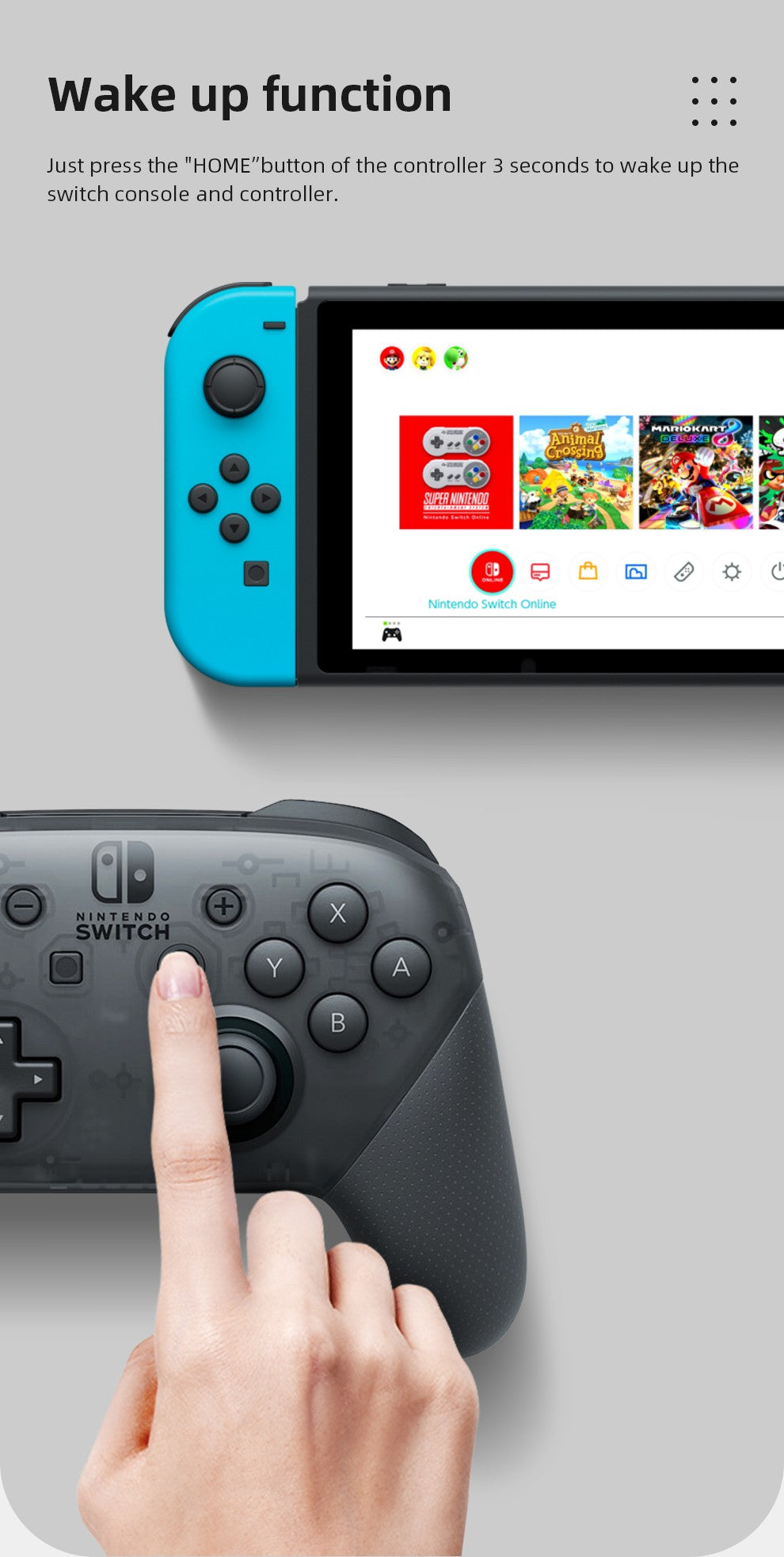 Nintendo Switch Pro Controller Bluetooth 3.0 and Build in NFC Wireless Game Controller motion controls HD rumble Amiibo