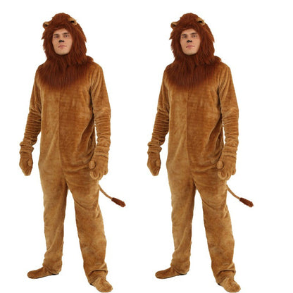 2024 New Cartoon Cute Lion Wizard of Oz Costume Animal Party Halloween Performance Costume