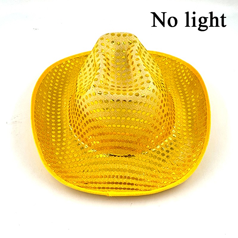 Chapéu de Cowboy LED Sem Fio, Chapéu de Cowboy Luminoso, Chapéu de Cowgirl Rosa para Discoteca, Noivas, Acessórios para Shows, Boates e Festas a Fantasia