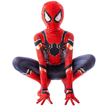 Anime Superhero Costume Miles Morales Cosplay Zentai Bodysuit Halloween Costumes Kids Superhero Costumes Movie Characters