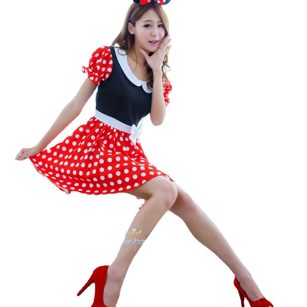 Stage performance costume game uniform role-playing Mickey Minnie costume Halloween party night field DS