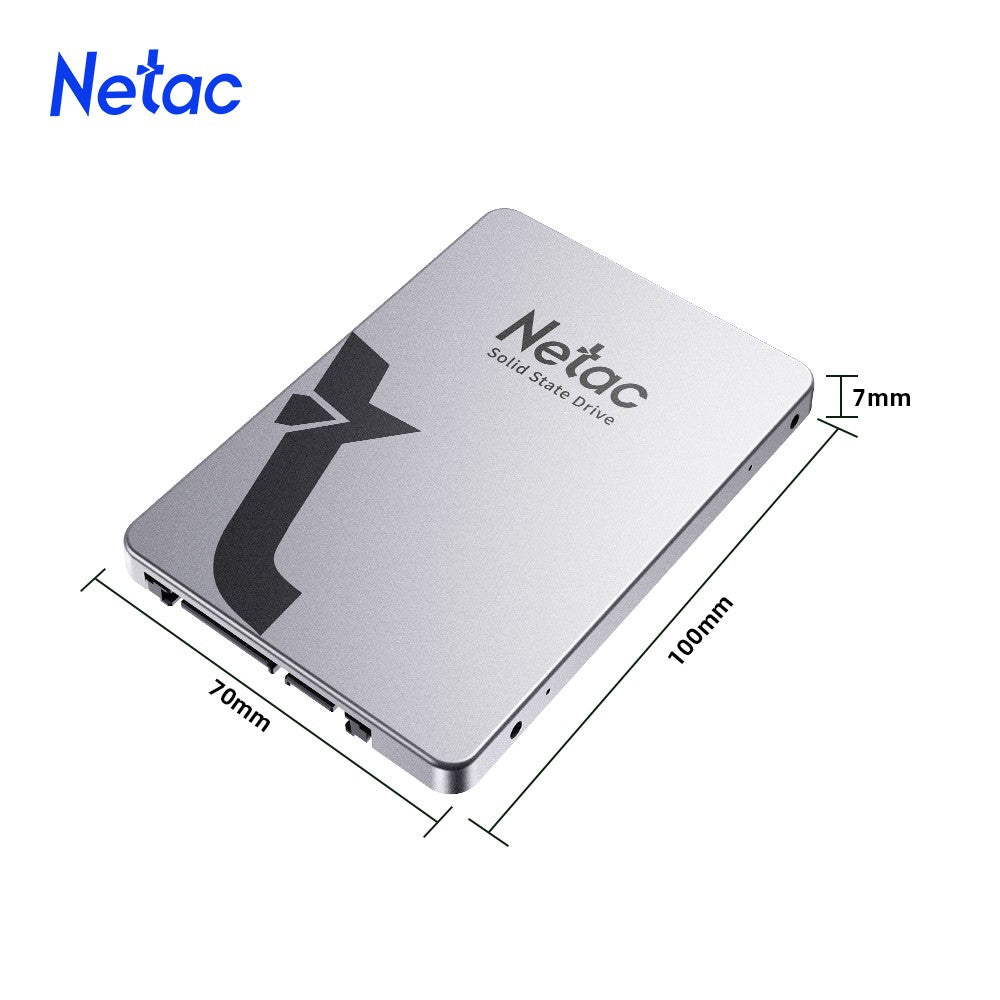 Netac SSD 1TB 2TB 4TB 128GB 256GB 512GB SSD SATA SATA3 2.5 hdd hd SSD Disco Rígido Unidade de Estado Sólido Interno para laptop pc