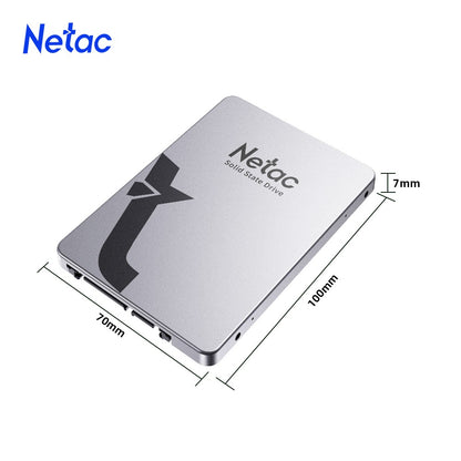 Netac SSD 1TB 2TB 4TB 128GB 256GB 512GB SSD SATA SATA3 2.5 hdd hd SSD Disco Rígido Unidade de Estado Sólido Interno para laptop pc
