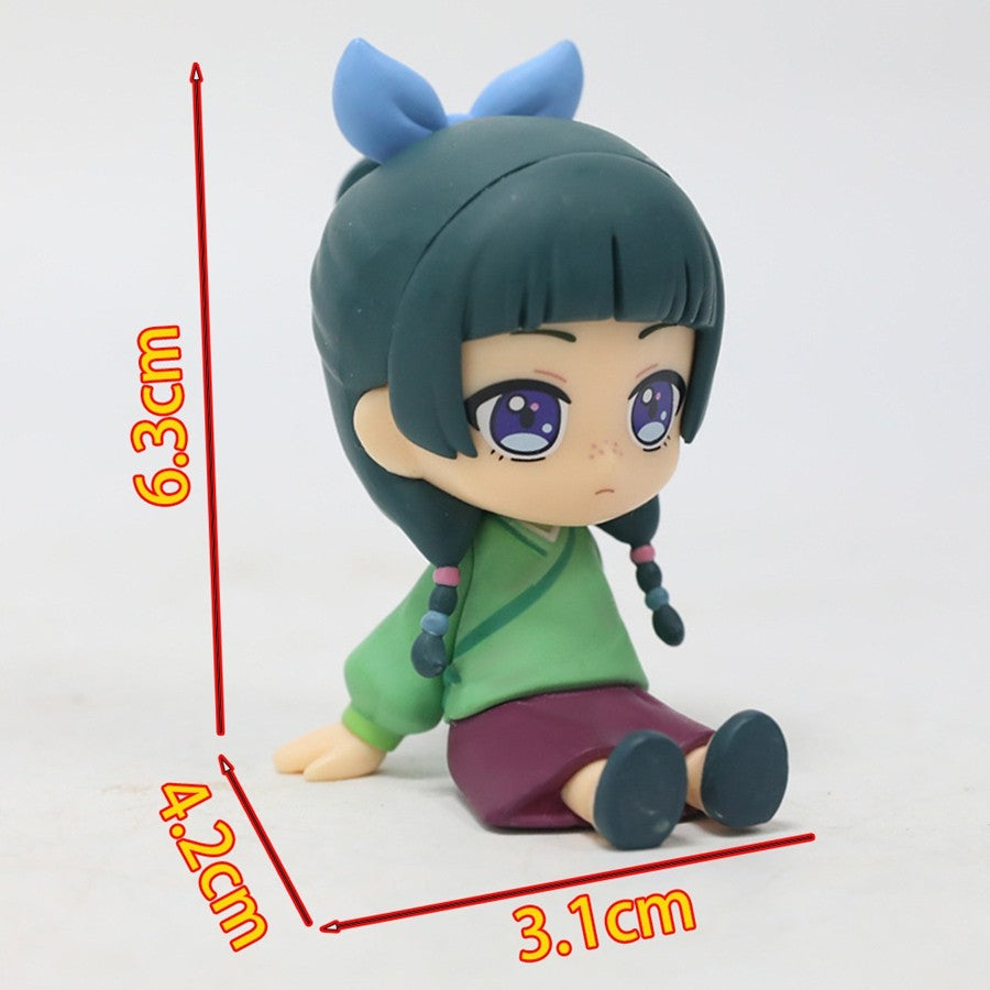 Figura de Anime Kusuriya no Hitorigoto de 8,5 cm Look Up Maomao Boneco de Ação Versão Q Jinshi Estatueta de PVC Coleção Modelo Brinquedos