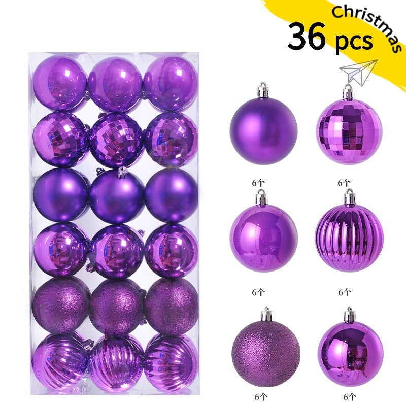 24pcs 3cm Christmas Balls Christmas Tree Ornaments Ball Xmas Hanging Tree Pendants Home Party Christmas Tree Decor New Year Gift