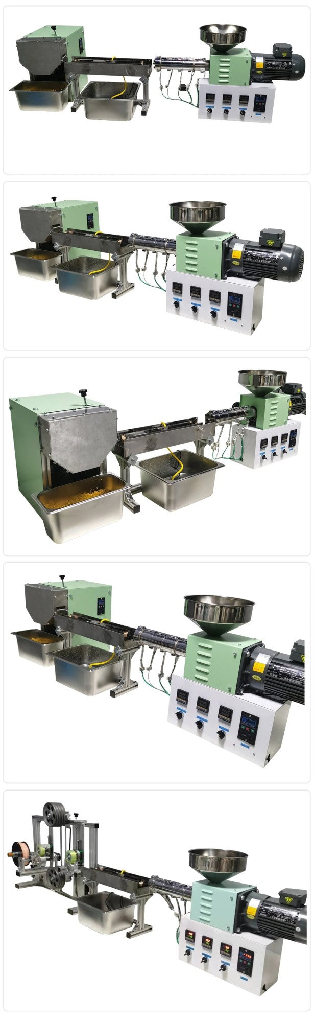 SJ35/SJ25/SJ15 Micro Extrusion Granulator Plastic Modification Formula Laborator 3kg/h with Cooler & Spooler System 3D Printing