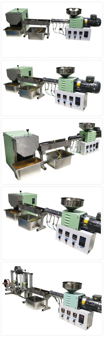 SJ35/SJ25/SJ15 Micro Extrusion Granulator Plastic Modification Formula Laborator 3kg/h with Cooler & Spooler System 3D Printing