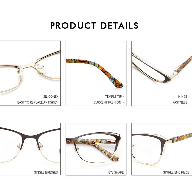 KANSEPT Reading Glasses Woman Transparent Eyepieces Eye-glasses -2 Luxury Mens Lenses to Read Woman's Eyeglasses Women Lens Men