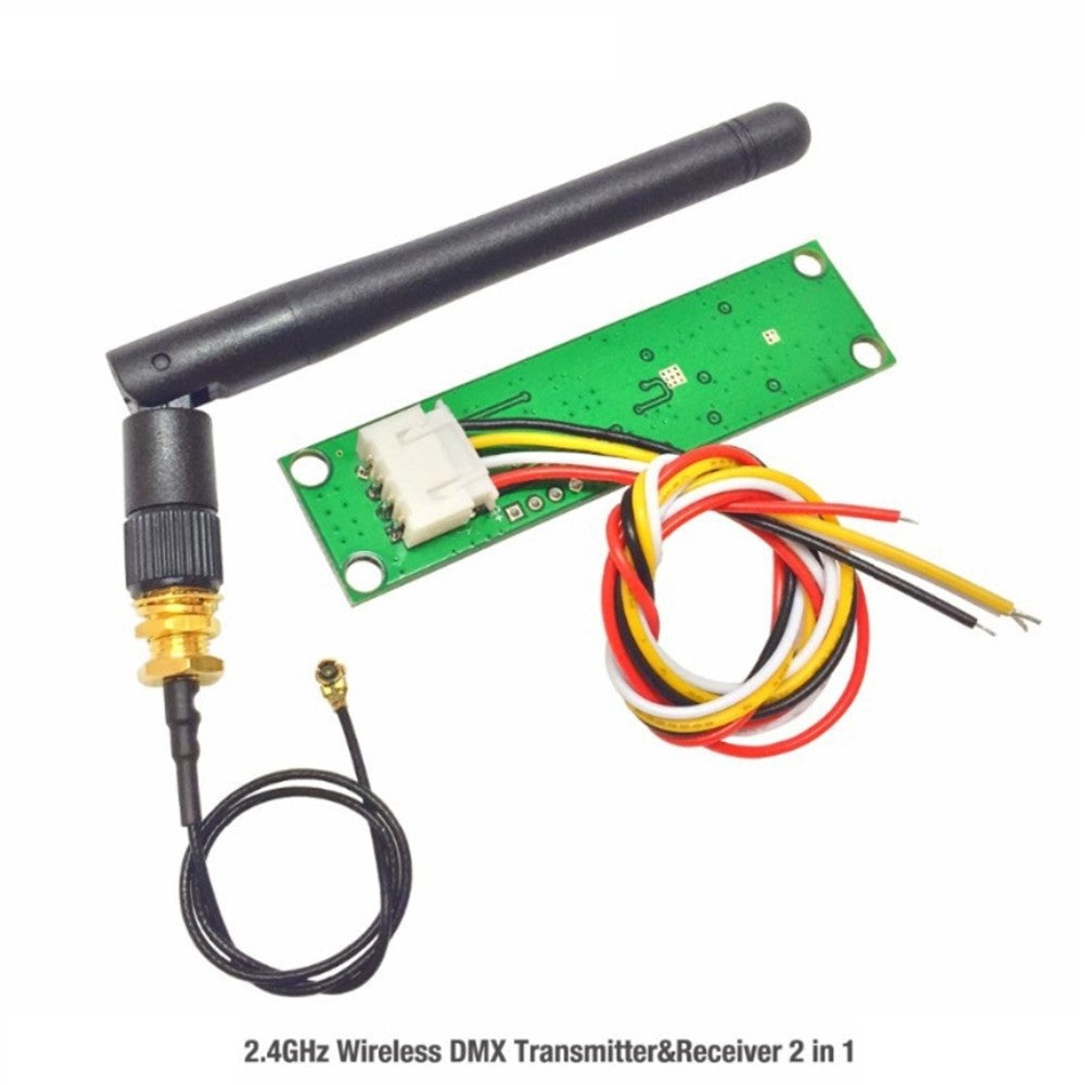 2.4Ghz DMX512 Wireless Transmitter Receiver PCB 2 in 1 PCB Board With Antenna LED Controller WIFI Receiver For DMX Stage Light