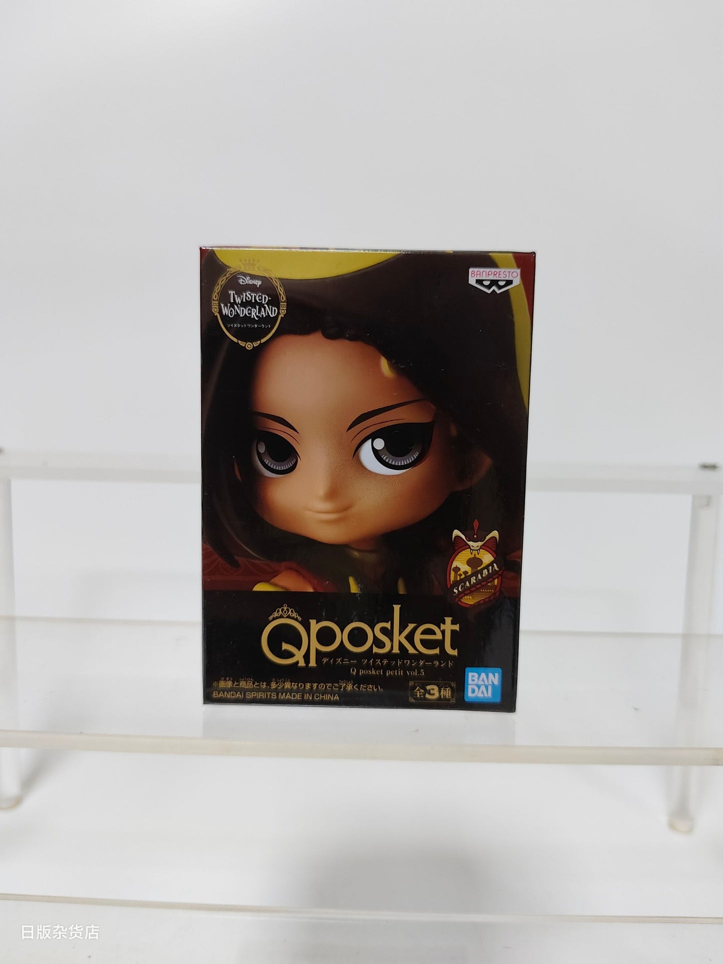 Genuine Bandai Q posket Series Disney Twisted Leona Jack Ruggie Wonderland Azul Ashengrotto Colecionáveis Brinquedos de Modelo Presente