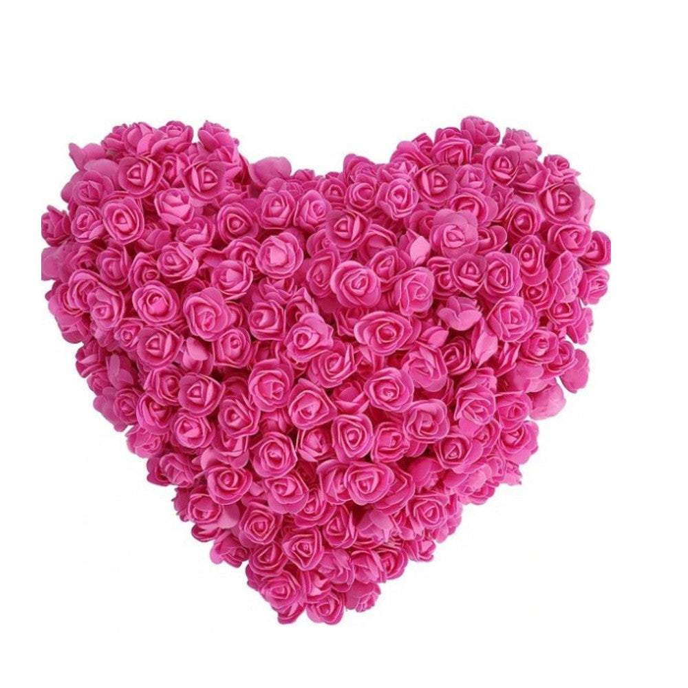 2000/10pcs Mini  Artificial Rose Flowers Head  Rose Heads DIY Valentine's Day Roses Wedding Bouquets Party Gift Candy Box Decor