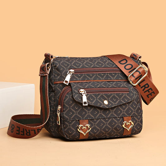 Soft Leather Luxury Handbag Bag For Women, Designer Shoulder Cross Body Bag For Women's Fashion Trend Messenger Crossbody Bag