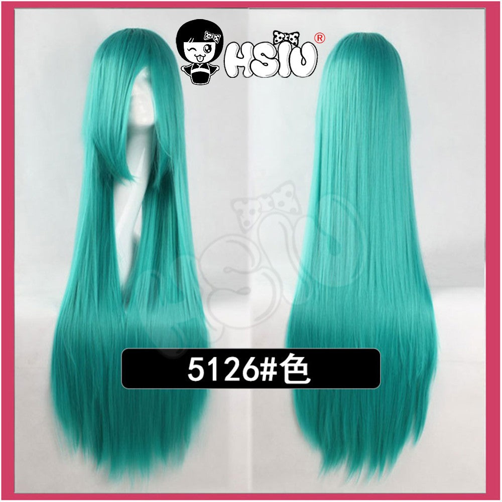 ?HSIU Brand? 80cm Cosplay wig Long 22 color Wig Heat Resistant Synthetic Hair Anime Party wig Fiber synthetic wig+Free wig cap