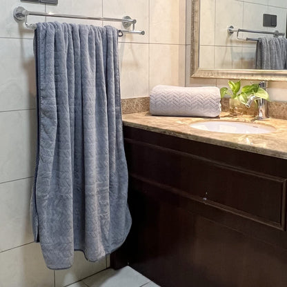 Bath Towels for Bathroom, Bath Sheets, Plush, Extra Large, Super Soft, Highly Absorbent Microfiber, 27x55 Inch