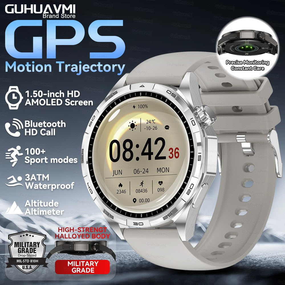 Smartwatch 2026 Novo Watch 6 Pro Masculino Tela HD AMOLED GPS Trajetória de Movimento Frequência Cardíaca Chamada Bluetooth SmartWatch IP68 à prova d'água
