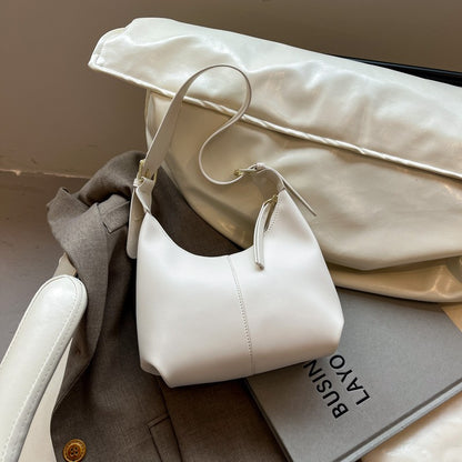 LEFTSIDE Small PU Leather Crossbody Bags for Women 2025 New Trend Retro Underarm Shoulder Bag Ladies Retro Handbags and Purses