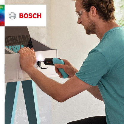Parafusadeira sem fio Bosch IXO 3.6V Recarregável USB Multifuncional Mini Furadeira Elétrica Chave de Fenda Portátil Ferramenta Elétrica Ixo 7/6