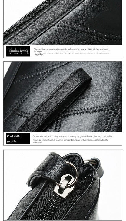 2024 New Single Shoulder Bag Women's Bag Fashionable New Atmosphere Change Handheld Bag Insert Lock Envelope Bag