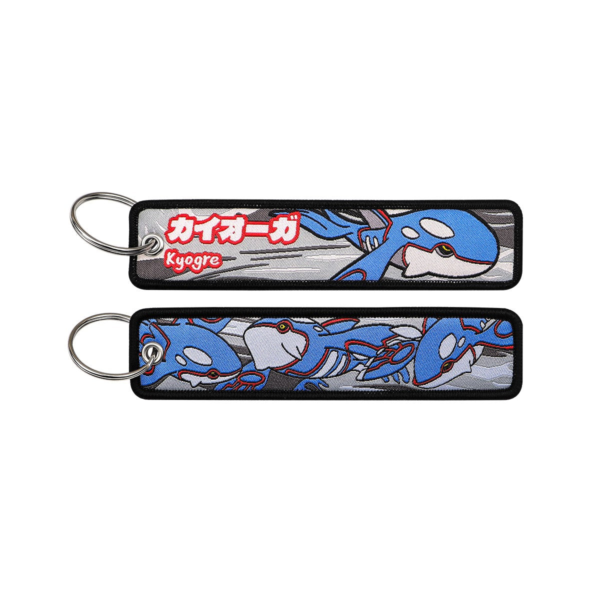 Japanese Anime Elf Monsters Keychain for Cars Backpack Key Holders Embroidery Keyrings Key Tag Jet Tag Accessories Gifts 1pcs