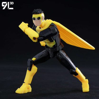 Boneco de Ação Multiarticulado 3D Impresso Dummy13 Homem-Aranha 9L3D Colecionável Marvel com Braços Articulados Boneco para Animação Stop Motion