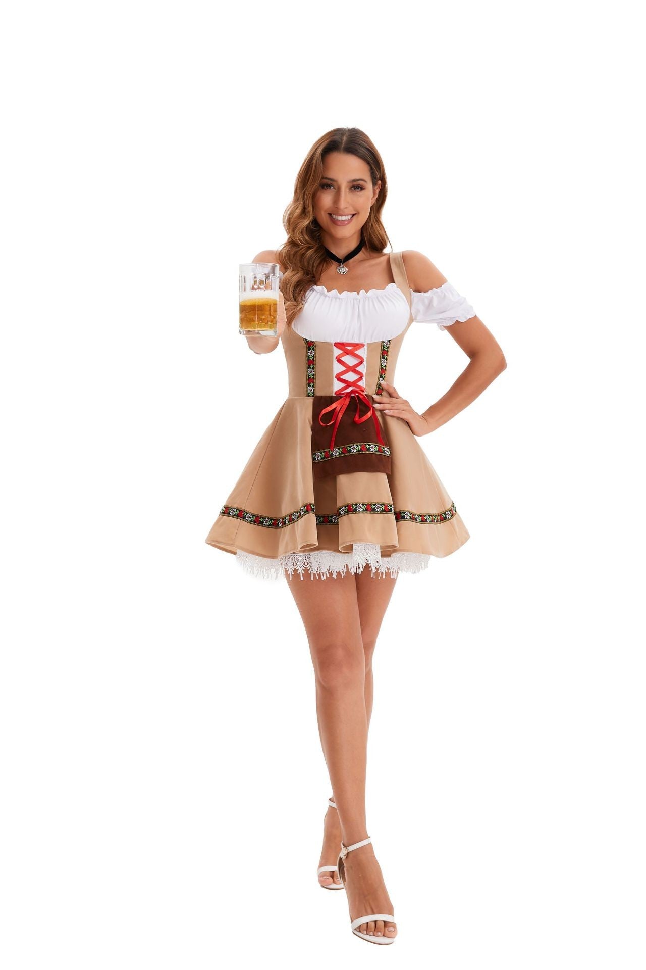 Halloween Party Costumes Makeup Dance Cosplay Clothing Stage Performance Costume Beer Girl Dresses