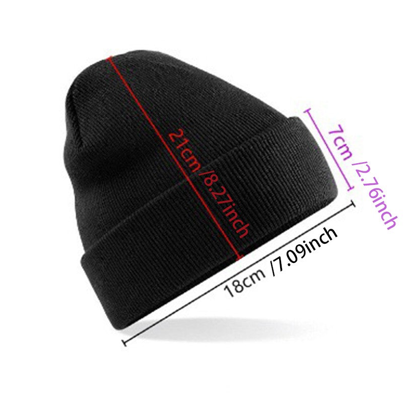 Demone Hunter Kids Knitted Hat Cute Anime Print Girl Beanie Cap Headgear Outdoor Street Warm Knit Cap Y2K Kawaii Game Party Gift