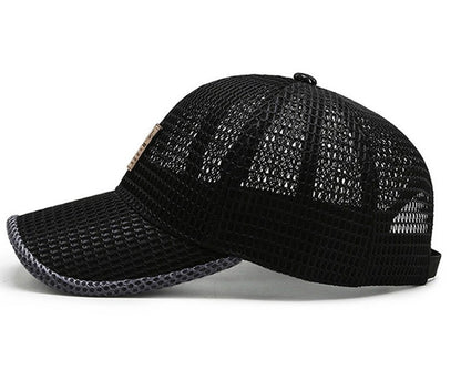 Men Women Outdoor Summer Full Mesh Net Cool Breathable Quick Drying  Sunhat Baseball Cap Anti-UV Tennis Golf Sport Trucker Hats