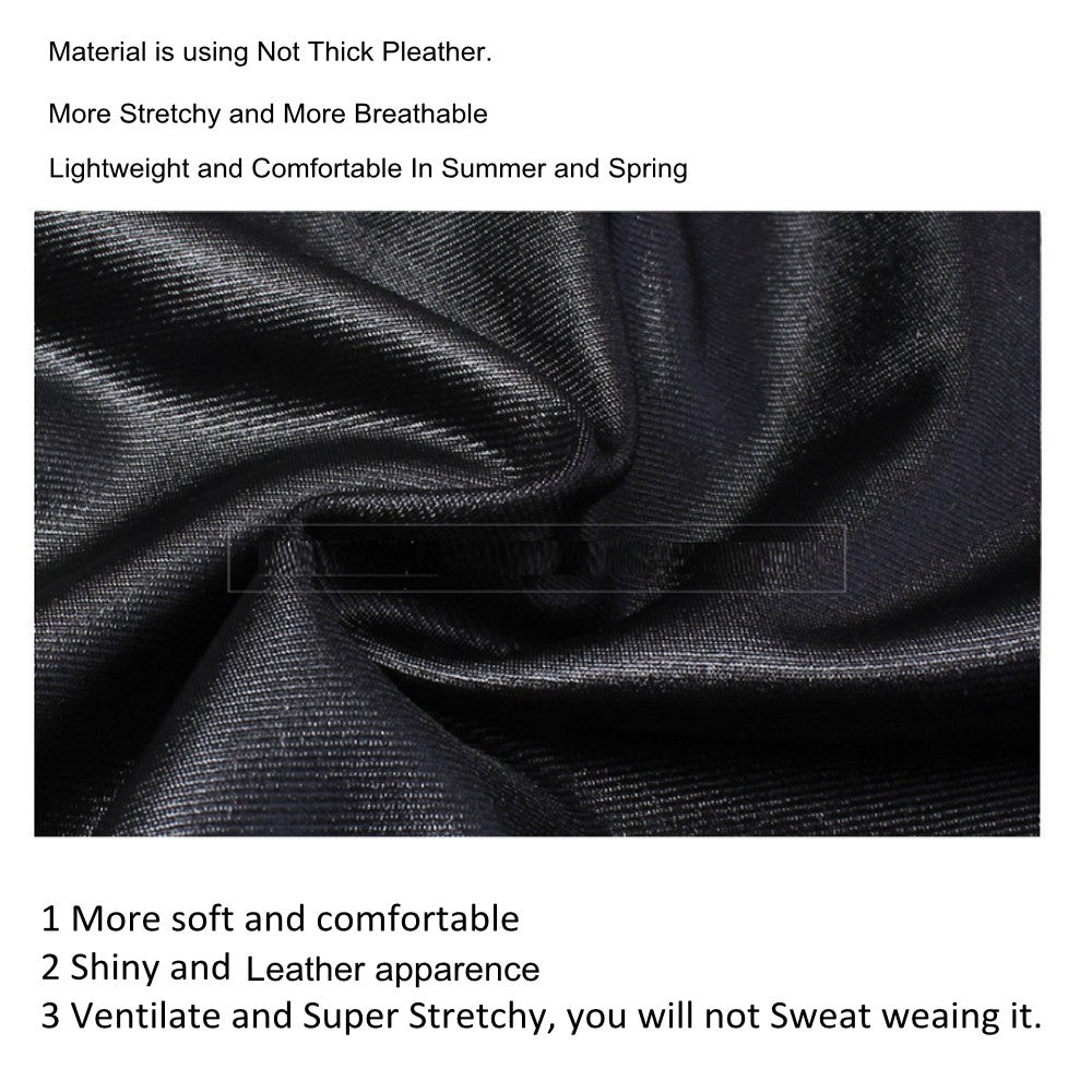 Spring Plus Size  Faux Leather Leggings Super Stretchy  Spandex Clothing PU Leather Pant Tummy Control