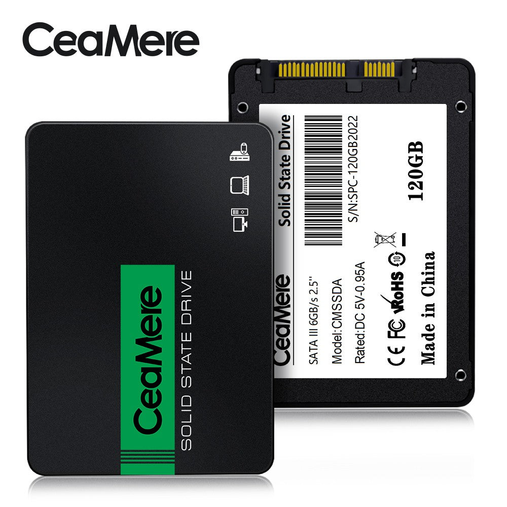 SSD de computador Solid State Hard de 480 GB 512 GB 2,5 polegadas 1 TB 120 GB 240 GB 256 GB Disco Rígido Interno Grátis
