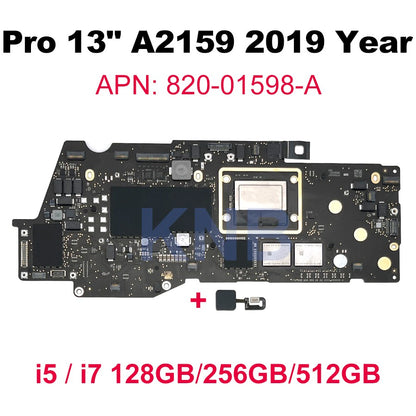 Placa-mãe A2338 Original com Touch ID para MacBook Pro Retina 13" A2159 A2289 A2338 Placa Lógica Anos 2019 2020 2022
