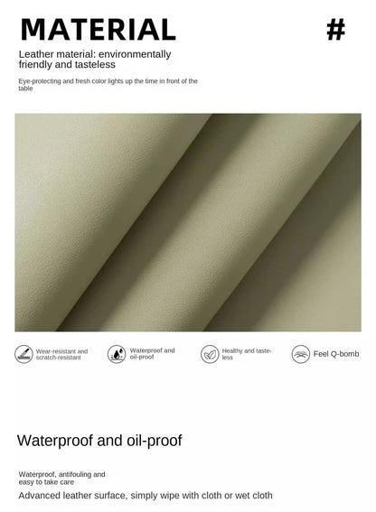 Leather Table cloth for Home Easy Clean Table Protector Waterproof Tea Coaster Large Desk Mat Anti-Slip Gamer Keyboard Mouse Mat