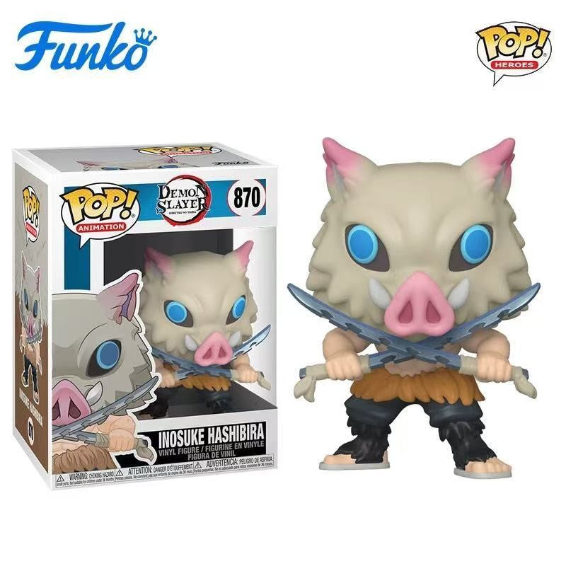 Funko Pop Demon Slayer Action Figure Muichiro Tokito Nove Pilares Chama Deus Anime Estátua Bonecos Brinquedos Colecionáveis Presente para Crianças