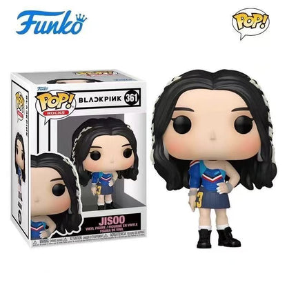 Original Blackpink Action Figure Funko Pop Model Lisa Statue Jennie Figurine Jisoo Figure Rosé Figure Model Collectible Gifts