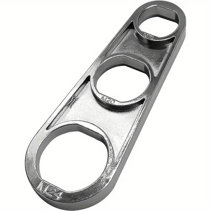 Chave Universal para Aerador de Torneira, Ferramenta 6 em 1 de Liga de Zinco para Bicas de Cozinha e Banheiro