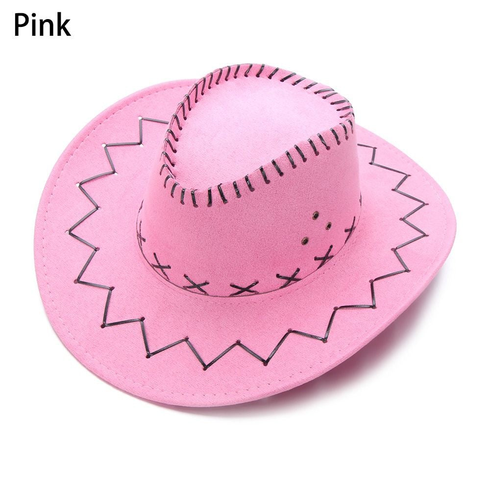 Accessories Western Style Panama Jazz Hat Wide Brim Suede Cowboy Hat Felt Fedora Hat