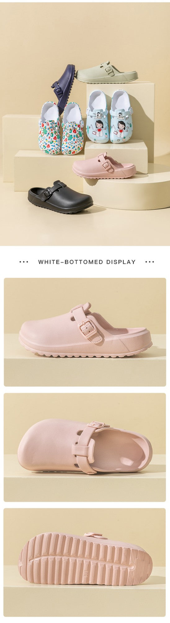 Surgical shoes for men and women breathable specialized protective clogs for doctors nurses and laboratory use sandals