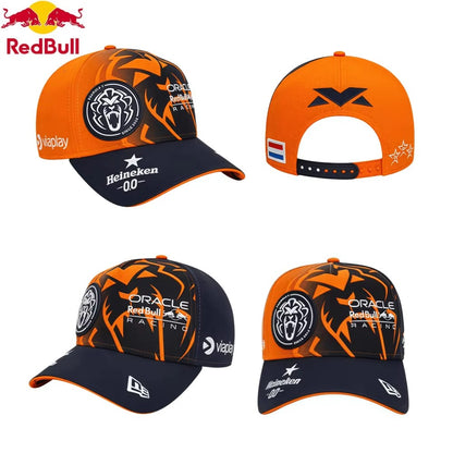 Boné de beisebol da moda Red Bull, chapéu de sol esportivo casual para atividades ao ar livre, tamanho ajustável