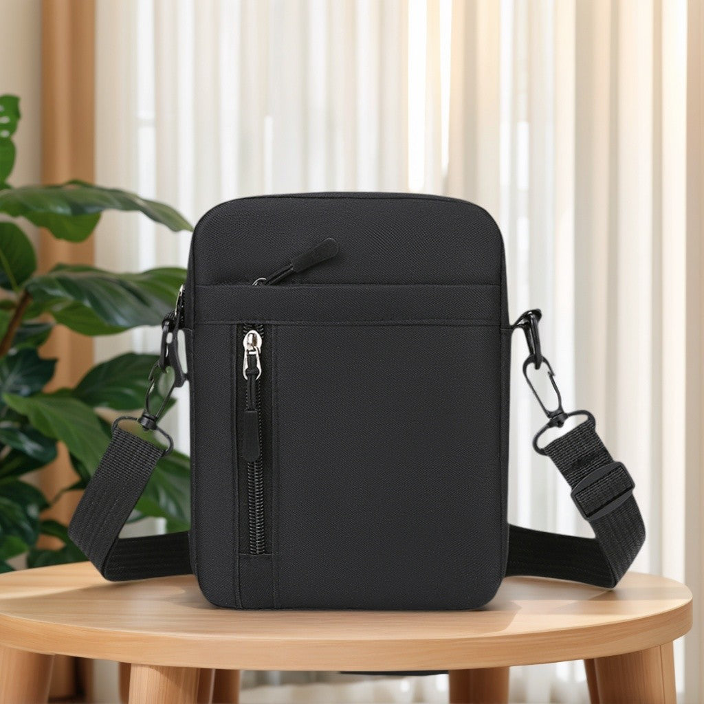 Multi Functional Men's Shoulder Bag, Waterproof and Wear-resistant, Large Capacity Crossbody Bag for Business Commuting