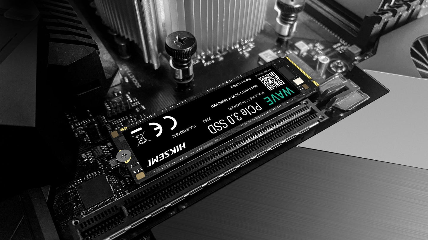 HIKSEMI WAVE (P) M.2 PCIe SSD – Até 2500MB/s de Leitura/Escrita! Compatível com Desktops, Laptops & Consoles de Jogos, 3D NAND para Estabilidade