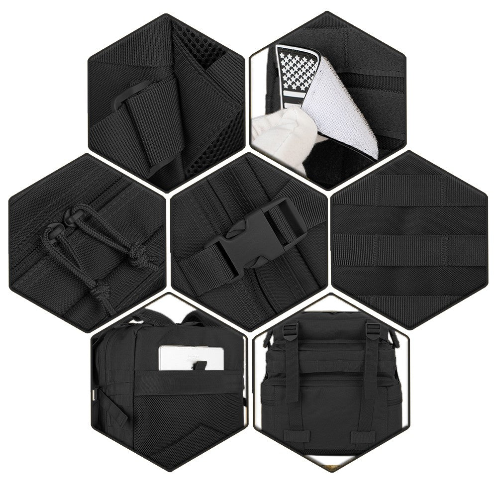 Mochilas Táticas 30/50L Masculinas para Viagem Sobrevivência ao Ar Livre Pacote de Assalto 3P EDC Molle para Caminhada Trekking Caça