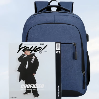 Mochila Executiva Premium - Mochila espaçosa para notebook com faixa de segurança refletiva mochila profissional para viajantes-zwq