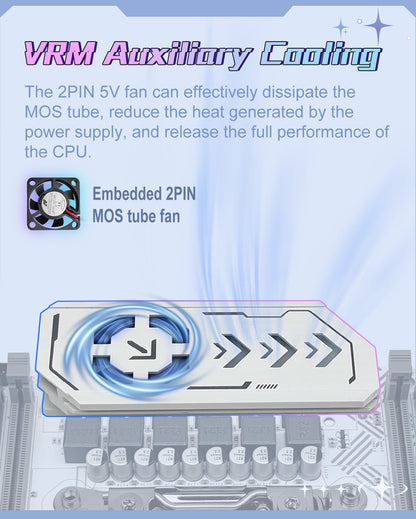 MACHINIST X99 U9 Motherboard C612 chip Support DDR4 RAM Four channels LGA2011-3 CPU With TPM and M.2 slot White Armored USB3.0